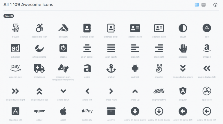 figma icons font awesome